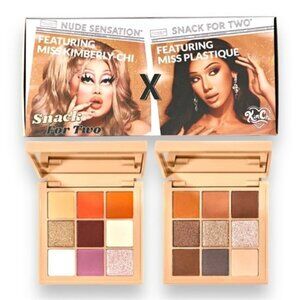 Kimchi Beauty x Plastique Tiara  Snack for Two eyeshadow palette set